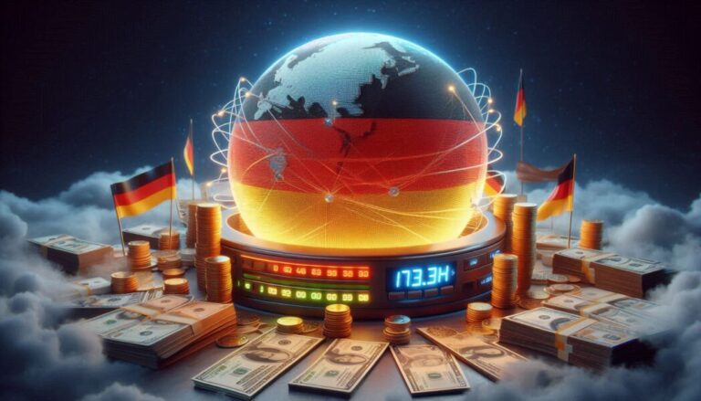 Fotorealistisch internet in deutschland am teuersten mit deutschlandfahne